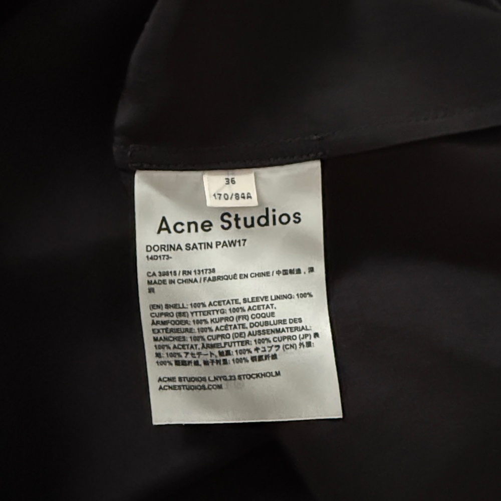 Acne Studios Dorina satin dress - Picture 10 of 10